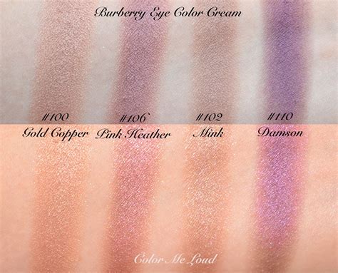 burberry cream gold copper swatches|Burberry Eye Colour Cream • Eyeshadow Review & Swatches.